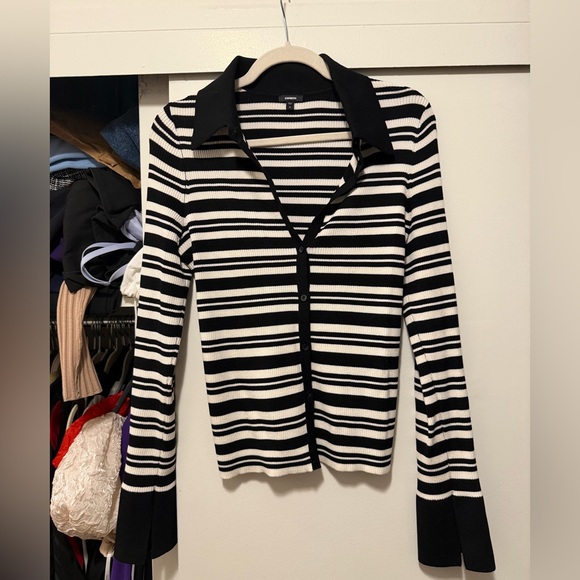 Express Sweaters - Express striped sweater